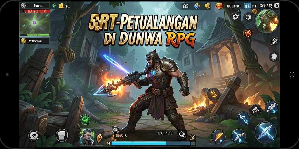 Tangkapan layar menampilkan pertempuran epik dalam 55RT.
