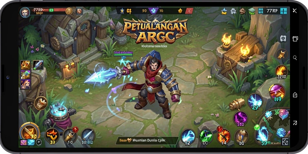 Gameplay seru dengan grafis yang menawan di 77RP.