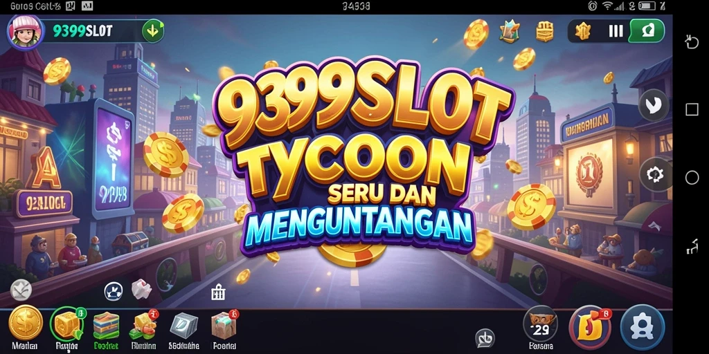 Tampilan utama gameplay 9399SLOT yang mendebarkan.