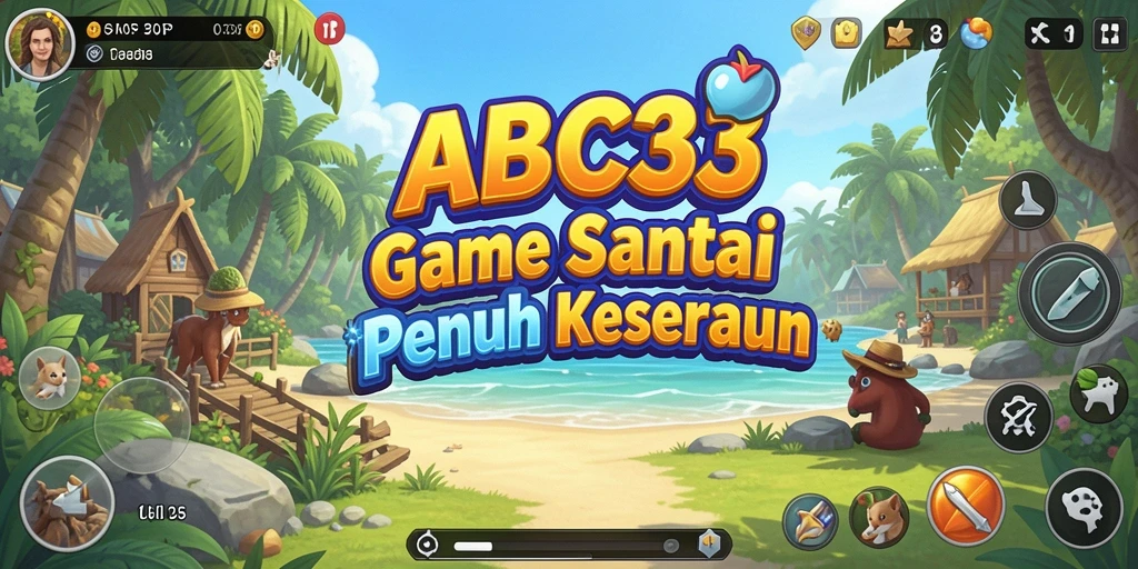 Tampilan gameplay ABC33 yang penuh warna dan menyenangkan.