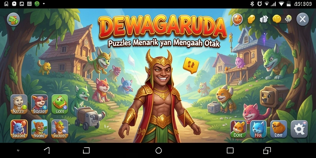 Gameplay DEWAGARUDA yang menantang dan menarik.