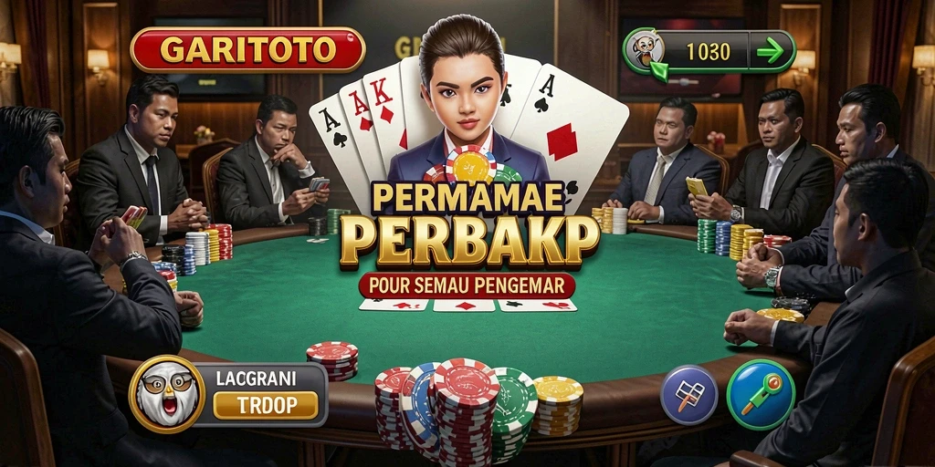 Tangkapan layar GARITOTO menampilkan gameplay Poker yang mendebarkan.