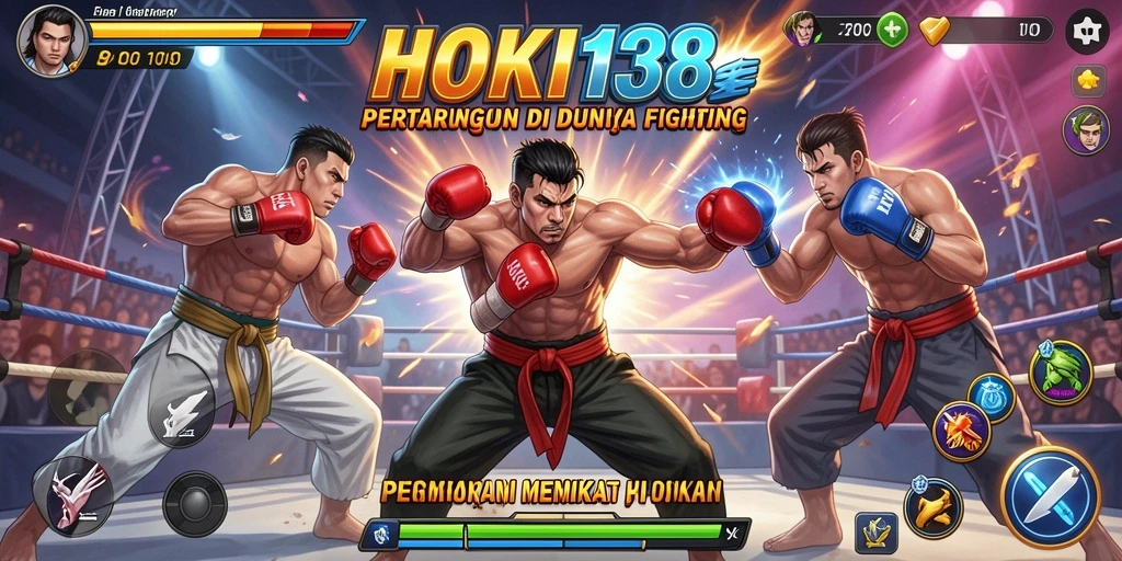 Tampilan seru dari gameplay HOKI138 yang penuh aksi pertarungan.