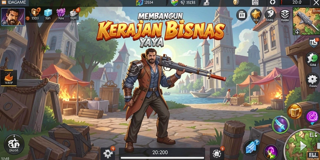 Tampilan gameplay IDAGAME yang menarik dan interaktif.