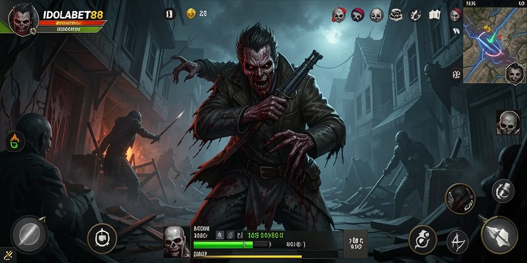 Tangkapan layar gameplay yang menampilkan momen horor menegangkan.