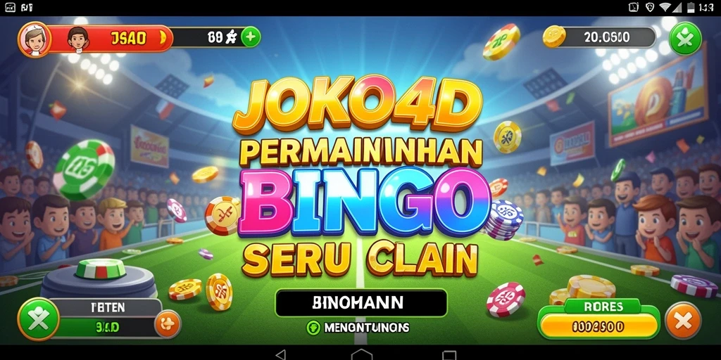 Tampilan gameplay Bingo yang seru dan menegangkan di JOKO4D.