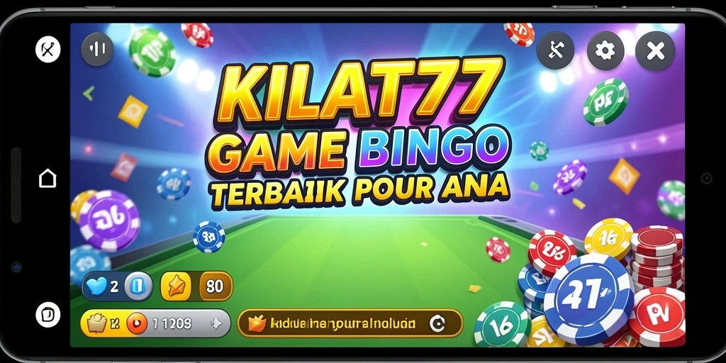Tampilan gameplay Bingo KILAT77 yang menarik dan interaktif.