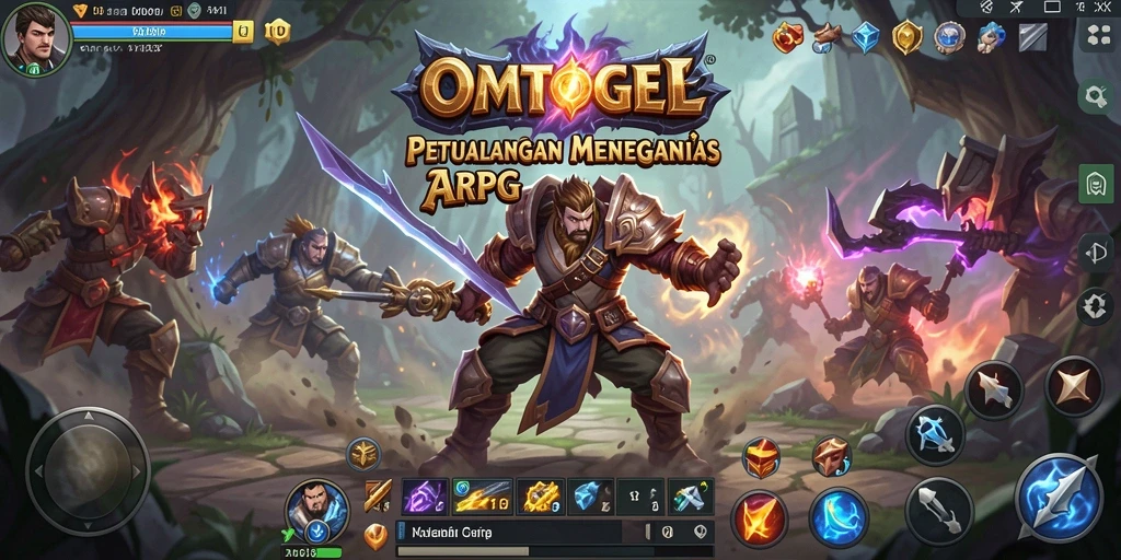 Tampilan gameplay menarik OMTOGEL yang penuh aksi dan petualangan.