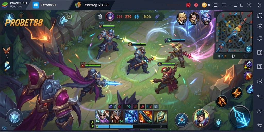 Tampilan gameplay intens dari PROBET88 yang menegangkan.