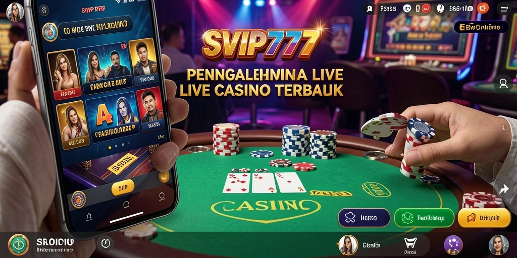 Tampilan gameplay Live Casino SVIP777 yang mendebarkan.
